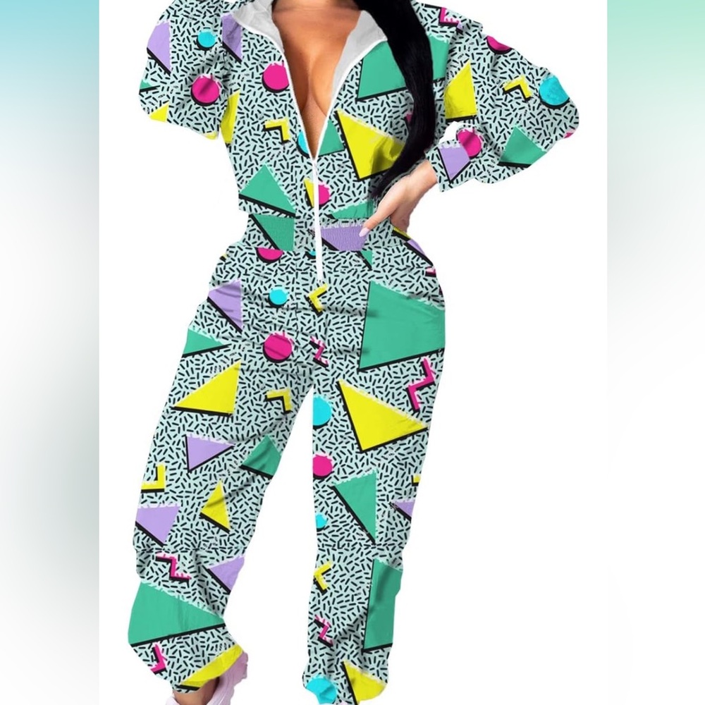 90's Women's Zipper Tracksuit
